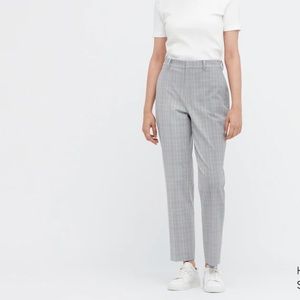 Uniqlo plaid grey pants